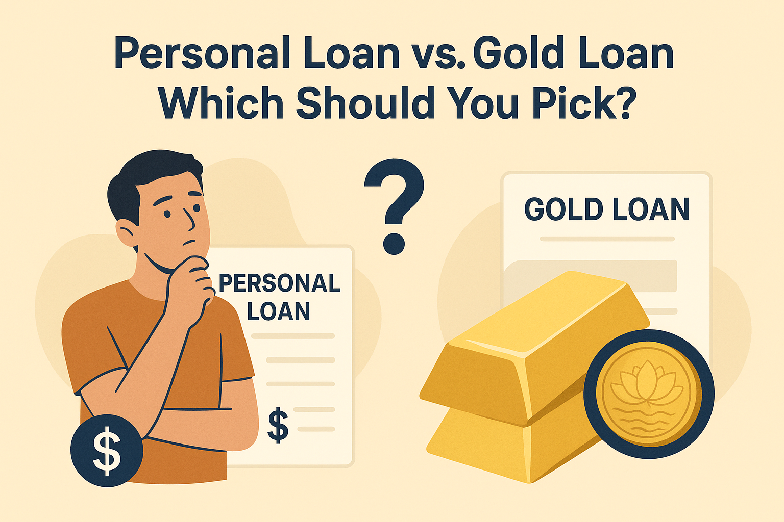 Personal Loan vs. Gold Loan